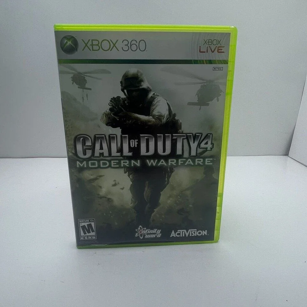 Call of Duty 4: Modern Warfare (Xbox 360, 2007) Complete W/ Manual